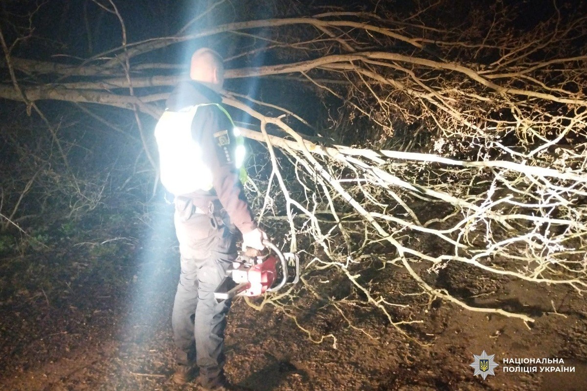 Як харківські поліцейські врятували водіїв від смертельної пастки у темряві
